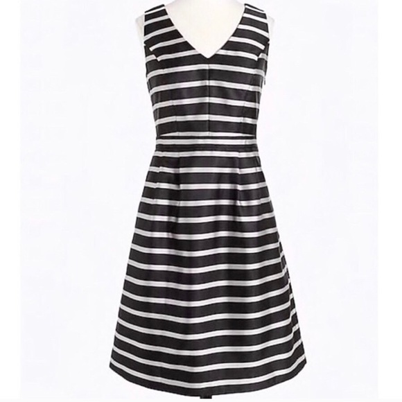 J.Crew Cocktail dress. Black and silver. - Picture 1 of 7